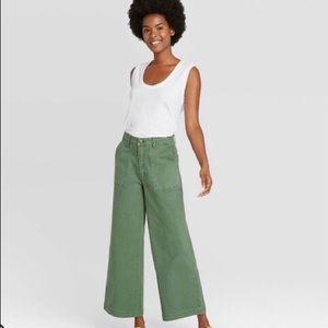 Universal Thread Green Wide Leg Pants